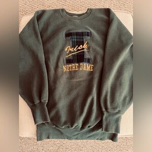 VINTAGE Notre Dame Crewneck Sweater